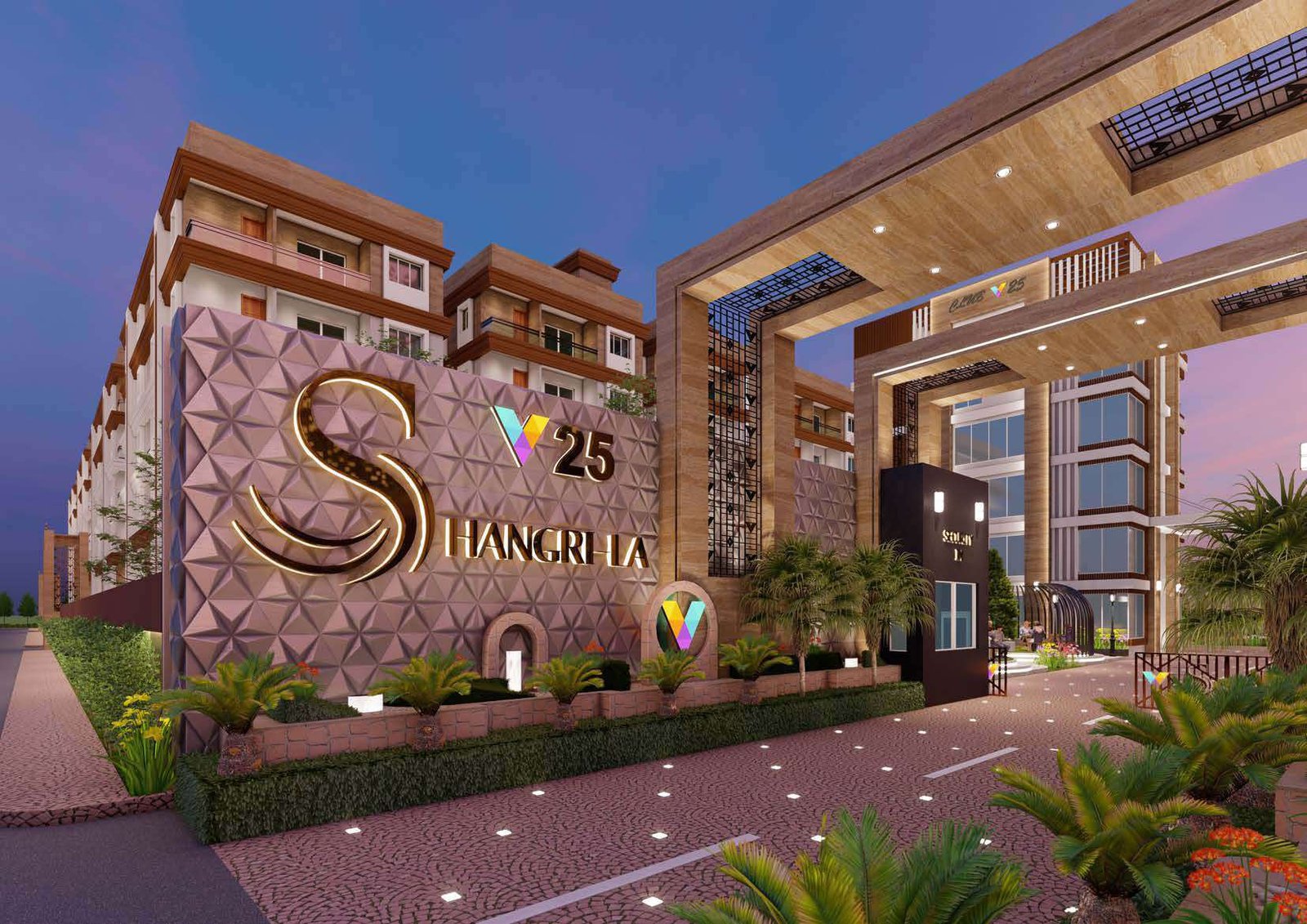Shangri-La Entrance Grandeur