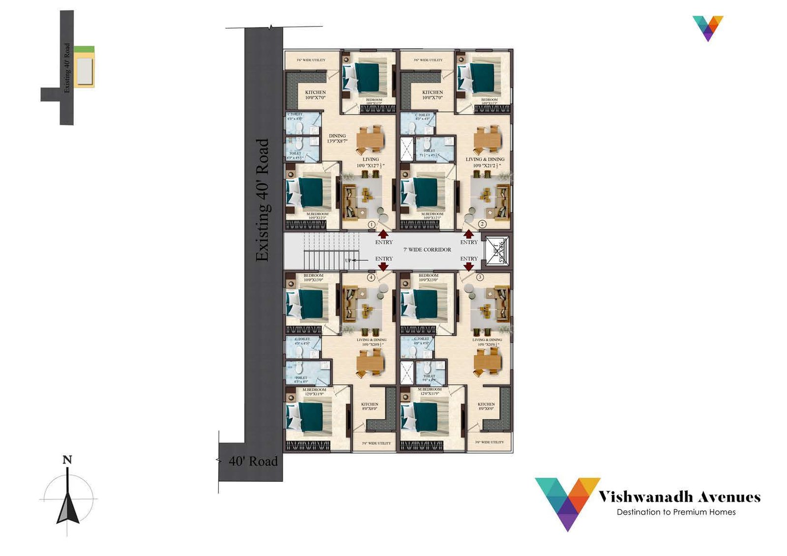 Key Plan Layout